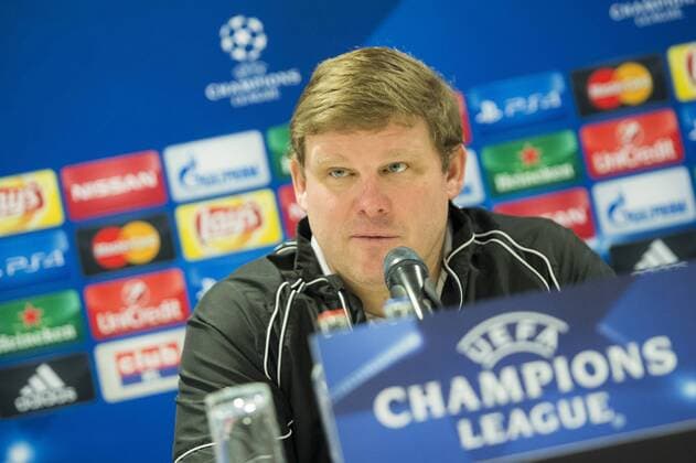 - GENT, BELGIUM: Gent s head coach Hein Vanhaezebrouck pictured during a press conference PK Pressekonferenz of Belgian first division soccer team KAA Gent, Tuesday 08 December 2015, in Gent. Tomorrow, Gent is playing against Russian club Zenit St Petersburg in the UEFA Champions League competition, on the sixth and last day in the group stage, in group H. JASPERxJACOBS  x04753833x