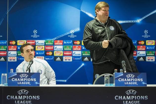 - GENT, BELGIUM: Gent s Sven Kums and Gent s head coach Hein Vanhaezebrouck pictured during a press conference PK Pressekonferenz of Belgian first division soccer team KAA Gent, Tuesday 08 December 2015, in Gent. Tomorrow, Gent is playing against Russian club Zenit St Petersburg in the UEFA Champions League competition, on the sixth and last day in the group stage, in group H. JASPERxJACOBS  x04753837x