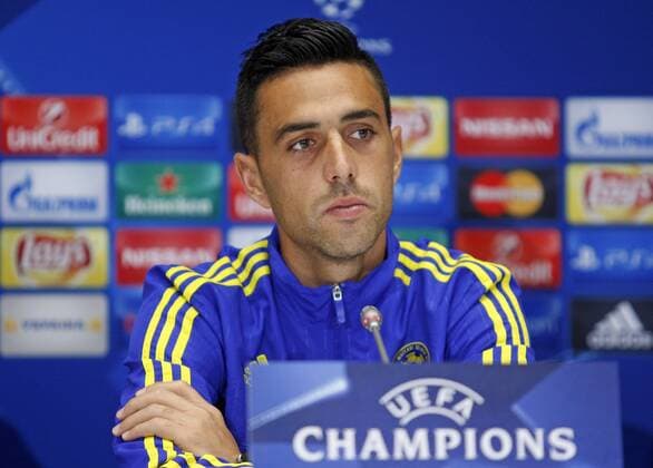 Fußball, Champions League, Maccabi Tel Aviv PK Dec. 8, 2015 - Kiev, Ukraine - Maccabi Tel Aviv s player ERAN ZAHAVI during a press conference PK Pressekonferenz at the Olimpic stadium,in Kiev,Ukraine,08 December,2015. Dynamo Kiev will face FC Maccabi in the UEFA Champions League group G soccer match on 09 December 2015. SOCCER 2015 - UKRAINE SOCCER UEFA CHAMPIONS LEAGUE,group G - ZUMAg194
