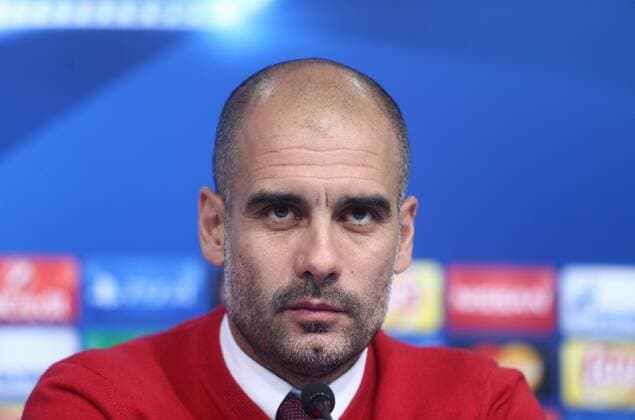 Fußball, Champions League, Bayern München PK Bayern Muenchen press conference PK Pressekonferenz 08.12.2015., Zagreb, Croatia - Bayern Muenchen s head coach Pep Guardiola attends a press conference prior the UEFA Champions League soccer match on 09 December 2015 against Dinamo Zagreb.  ZeljkoxLukunic PIXSELL
