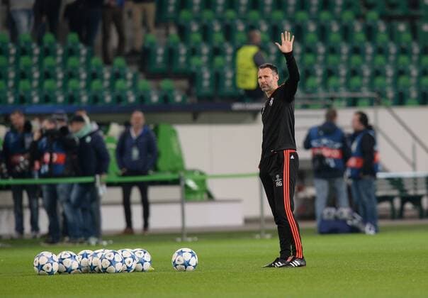 Fussball, Herren, Saison 2015 16, UEFA Champions League, Gruppenphase (Gruppe B, 6. Spieltag), VfL Wolfsburg - Manchester United ManU Co-Trainer Ryan Giggs (ManU), 08.12. 2015,