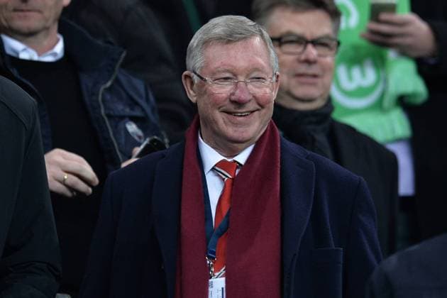 Fußball Champions League Gruppenphase 6. Spieltag VfL Wolfsburg - Manchester United ManU am 08.12.2015 in der Volkswagen Arena in Wolfsburg Sir Alexander Chapman Alex Ferguson xTTx