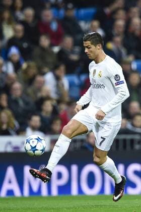 Fußball, Champions League, Real Madrid feiert Rekordsieg gegen Malmö FF 151208 Real Madrids Cristiano Ronaldo - Champions League - Real Madrid vs Malmö FF 8 Dezember 2015 in Madrid.  LUDVIGxTHUNMAN BB151208LT074
