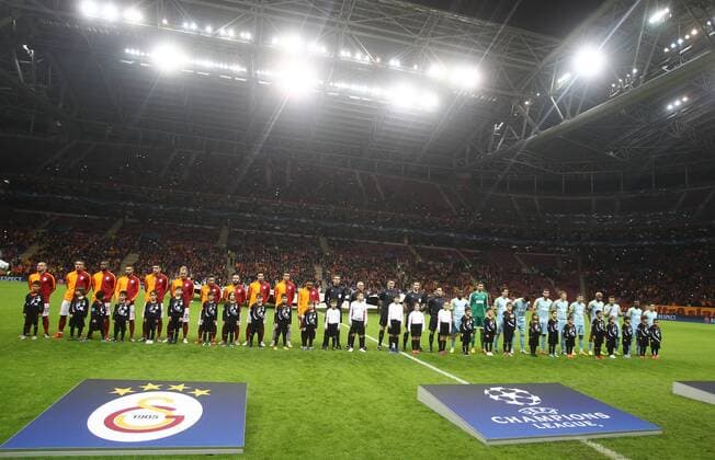 UEFA Champions League Group C soccer match between Galatasaray - Astana in Istanbul, Turkey, 08 December 2015. Pictured: Ceremony before the match. 