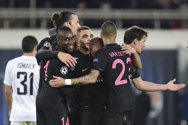 Fußball, Champions League, Paris St. Germain - Schachtar Donezk Lucas Moura (PSG) FOOTBALL : PSG vs Shakhtar Donetsk - Champions League - 08 12 2015 JBAutissier Panoramic 