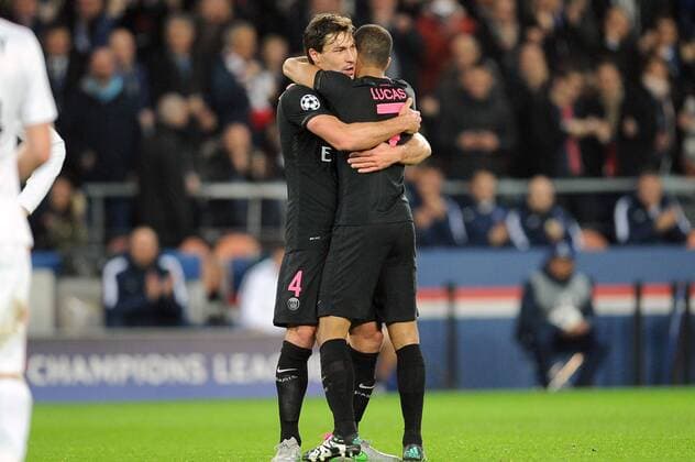 BENJAMIN STAMBOULI (psg) FOOTBALL : Paris SG vs Shakhtar Donetsk - Champions League - 08 12 2015 FEP Panoramic 