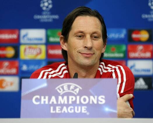 Leverkusen Roger Schmidt (Trainer, Bayer 04 Leverkusen), Bayer 04 Leverkusen - FC Barcelona Barca Fussball, Champions-League, 08.12.2015, Copyright: Deutzmann Eibner-Pressefoto EP_CDN
