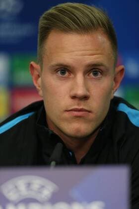 Leverkusen Marc-Andre ter Stegen ( 1, TW, FC Barcelona Barca , Bayer 04 Leverkusen - FC Barcelona, Fussball, Champions-League, 08.12.2015, Copyright: Deutzmann Eibner-Pressefoto EP_CDN