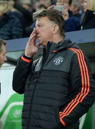 FUSSBALL CHAMPIONS LEAGUE SAISON 2015 2016 VORRUNDE VfL Wolfsburg - Manchester United ManU 08.12.2015 Trainer Louis van Gaal (Manchester United FC) 