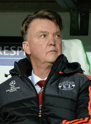 FUSSBALL CHAMPIONS LEAGUE SAISON 2015 2016 VORRUNDE VfL Wolfsburg - Manchester United ManU 08.12.2015 Trainer Louis van Gaal (Manchester United FC) 
