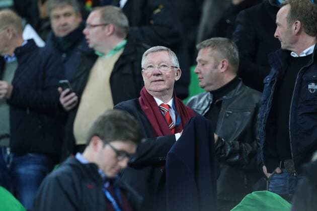 Vorstandsmitglied Sir Alex Ferguson Manchester United ManU - Champions League Gruppe B Saison 2015-2016 VfL Wolfsburg vs. Manchester United in der Volkswagen Arena in Wolfsburg - Deutschland, Fussball, Mann,Männer,08.12.2015