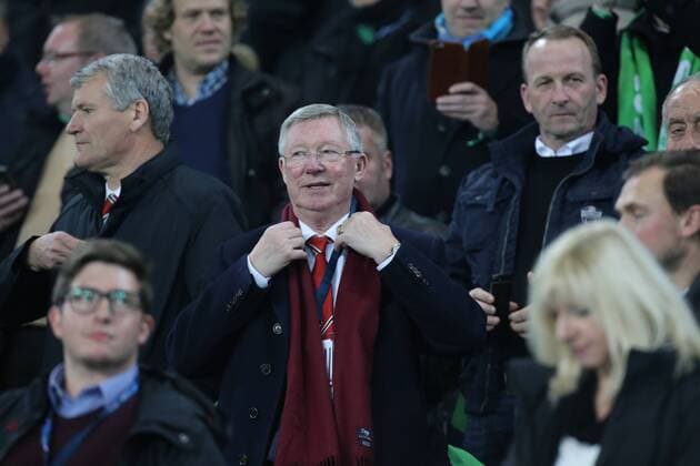 Vorstandsmitglied Sir Alex Ferguson Manchester United ManU - Champions League Gruppe B Saison 2015-2016 VfL Wolfsburg vs. Manchester United in der Volkswagen Arena in Wolfsburg - Deutschland, Fussball, Mann,Männer,08.12.2015
