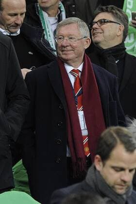 Wolfsburg, Deutschland 08. Dezember 2015: Champions League 15 16 - VfL Wolfsburg vs. Manchester United ManU Sir Alex Ferguson ot