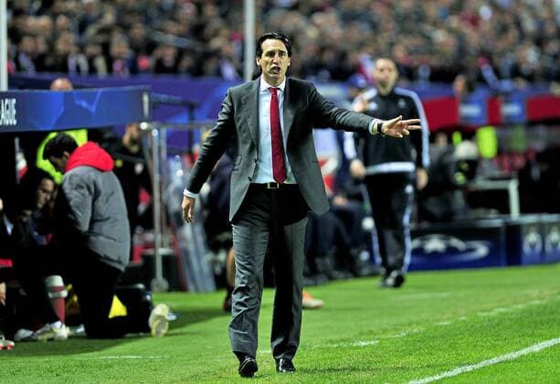 Champions League match between FC Sevilla and Juventus Turin. In this picture, Unai Emery. xKIKOxHURTADOx 