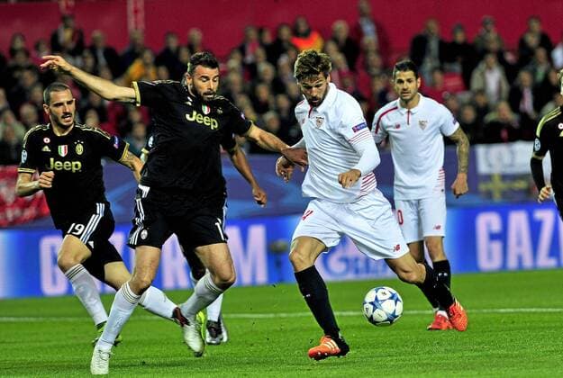 Champions League match between FC Sevilla and Juventus Turin. In this picture, Fernando Llorente. xKIKOxHURTADOx 
