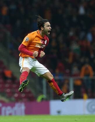 UEFA Champions League Group C soccer match between Galatasaray - Astana in Istanbul, Turkey, 08 December 2015. Fial Score: Galatasaray 1 - Astana 1 Pictured: Selcuk Inan of Galatasaray . 