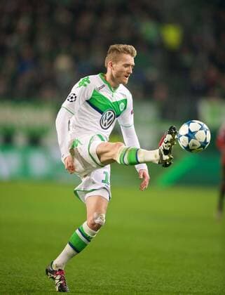 Fussball Wolfsburg 08.12..2015 Champions League VFLWolfsburg - Manchester United ManU Andre Schürrle (Wolfsburg, No.17)