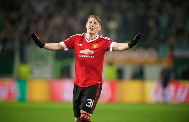 Fussball Wolfsburg 08.12..2015 Champions League VFLWolfsburg - Manchester United ManU Bastian Schweinsteiger (Manchester, No.31)
