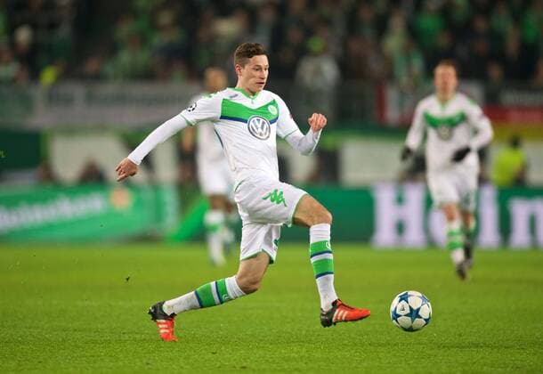 Fussball Wolfsburg 08.12..2015 Champions League VFLWolfsburg - Manchester United ManU Julian Draxler (Wolfsburg, No.10)