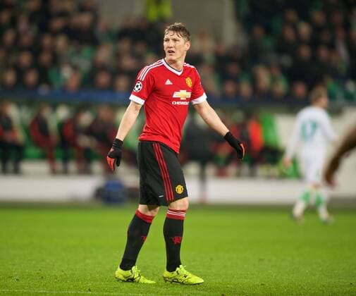 Fussball Wolfsburg 08.12..2015 Champions League VFLWolfsburg - Manchester United ManU Bastian Schweinsteiger (Manchester, No.31)
