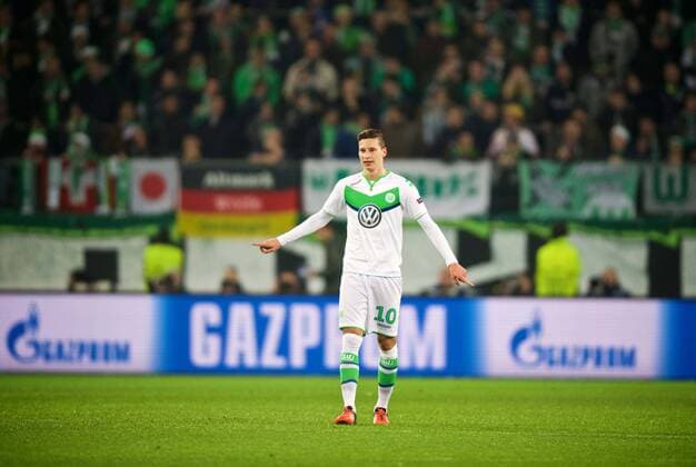 Fussball Wolfsburg 08.12..2015 Champions League VFLWolfsburg - Manchester United ManU Julian Draxler (Wolfsburg, No.10)