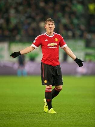 Fussball Wolfsburg 08.12..2015 Champions League VFLWolfsburg - Manchester United ManU Bastian Schweinsteiger (Manchester, No.31)
