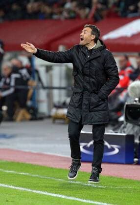 09.12.2015, xjhx, Fussball UEFA Champions League, Bayer 04 Leverkusen - FC Barcelona Barca emspor Trainer Luis Enrique (FC Barcelona), Freisteller.
