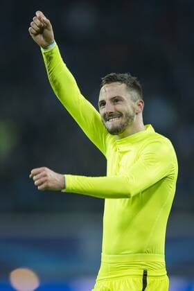 - GENT, BELGIUM: Gent s Danijel Milicevic celebrate after scoring during a soccer game between Belgian team KAA Gent and Russian club FC Zenit Saint Petersburg, Wednesday 09 December 2015, in Gent, the sixth and last day of the group stage the UEFA Champions League competition, in group H. JASPERxJACOBS  x04754709x