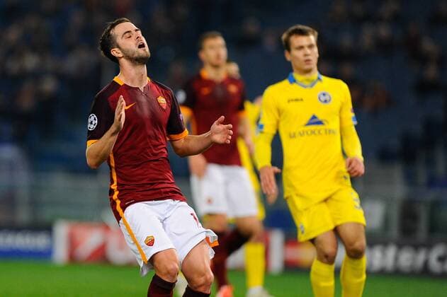 Fußball, Champions League, AS Rom - BATE Baryssau UEFA Champions League 2015 2016, AS Rom - FC Bate Borisov Miralem Pjanic xHOCHxZWEIx xItalyxPhotoxPressx 