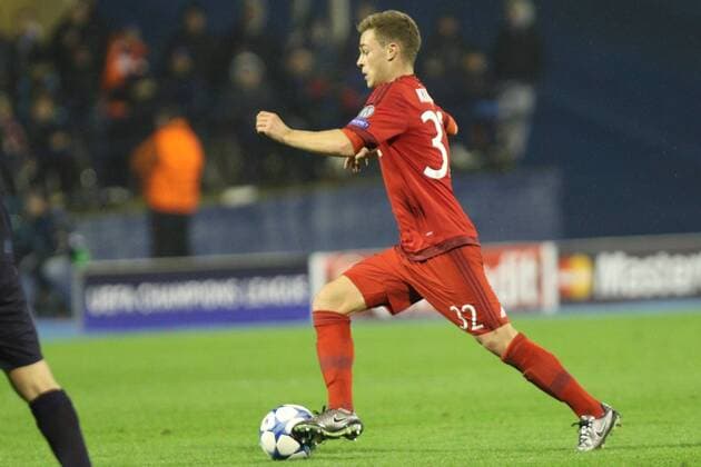 Zagreb, 09.12.2015., Stadion Maksimir, Champions League, group F, GNK Dinamo Zagreb (blue) 0-2 FC Bayern (red) Joshua KIMMICH (32)