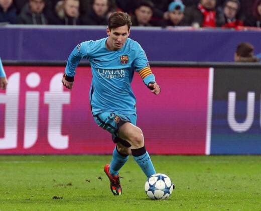 09.12.2015, xjhx, Fussball UEFA Champions League, Bayer 04 Leverkusen - FC Barcelona Barca emspor Lionel Messi (FC Barcelona), Freisteller.