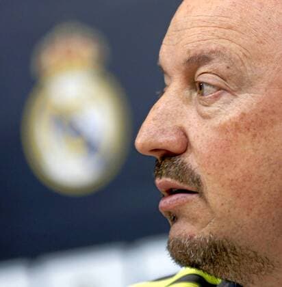 Real Madrid training session. In this picture, Rafa Benitez at press conference PK Pressekonferenz xJOSExA.xGARCIAx 