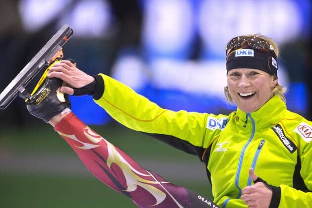 PECHSTEIN Claudia Team GER Eisschnellaufen World Cup 2015 in Heerenveen Holland 3000m der Frauen am 11. Dezember 2015 in Heerenveen 