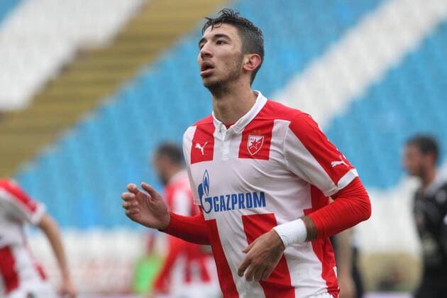 MARKO GRUJIC (Roter Stern Belgrad) SUPERLEAGUE Serbien 2015 2016 Roter Stern Belgrad - Vozdovac Belgrad. godine MarkoxMetlas 