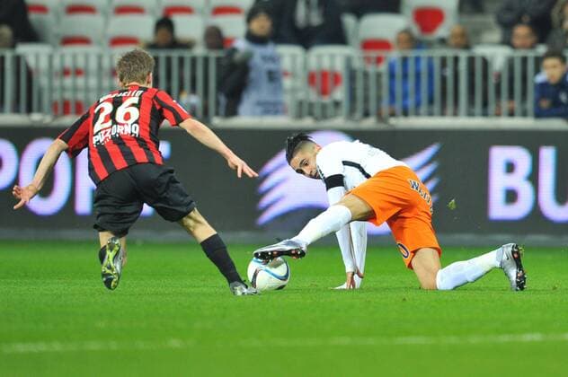 Ryad BOUDEBOUZ (mon) FOOTBALL : OGC Nice vs Montpellier HSC - Ligue 1 - 18 12 2015 FEPx 