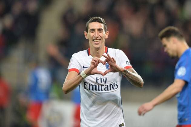 Bilder des Tages - SPORT ANGEL DI MARIA (psg) - FOOTBALL : Caen vs Paris SG - Ligue 1 - 19 12 2015 AnthonyBIBARD FEP Panoramic 