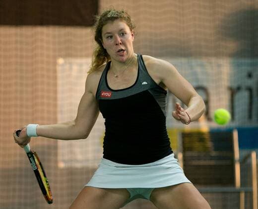 Anna-Lena Friedsam (GER) Deutsche Meisterschaft in Biberach an der Riß, 44. Deutschen Hallenmeisterschaften 2015 Tennis - Deutsche Meisterschaft 2015 - Deutsche Meisterschaft - - Biberach an der Riss - Baden-Wuerttemberg - Germany - 20 December 2015.