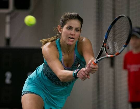 Julia Goerges (GER) Deutsche Meisterschaft in Biberach an der Riß, 44. Deutschen Hallenmeisterschaften 2015 Tennis - Deutsche Meisterschaft 2015 - Deutsche Meisterschaft - - Biberach an der Riss - Baden-Wuerttemberg - Germany - 20 December 2015.
