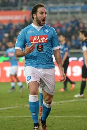 Fußball, Atalanta Bergamo - SSC Neapel Mg Bergamo 20 12 2015 - Fussball Serie A Atalanta Bergamo - SSC Napoli Gonzalo Higuain 