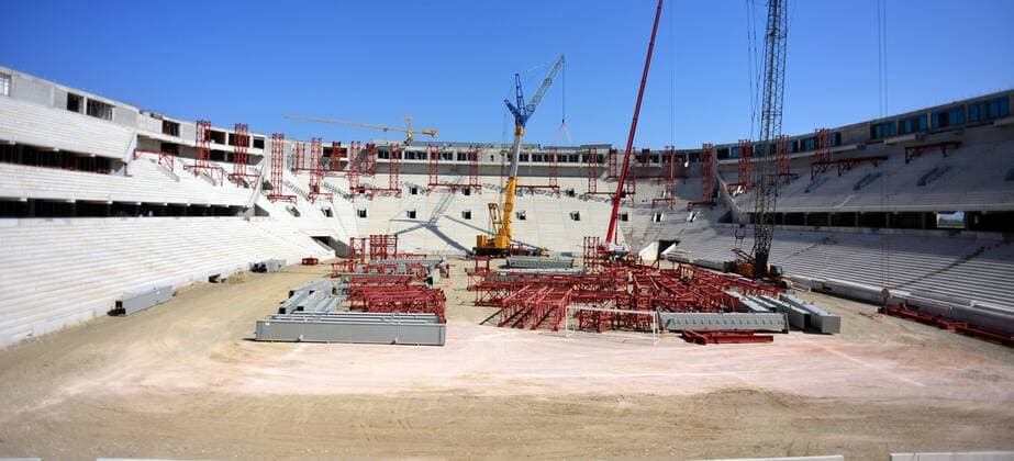 Bursa, Bursaspor new arena named Timsah Arena ( Crocodile Arena ). Aufnahmedatum geschätzt 