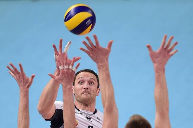 David Konecny (Tours) - Volleyball Frankreich, Supercoupe 2015 der Herren, Tours VB vs. Paris Volley - 22 12 2015 JBAutissier Panoramic 