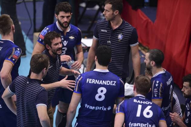 Dorian Rougeyron - (Paris) - Volleyball Frankreich, Supercoupe 2015 der Herren, Tours VB vs. Paris Volley - 22 12 2015 JBAutissier Panoramic 