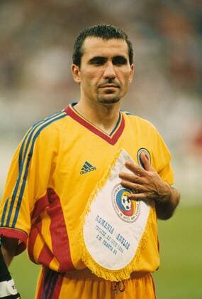 GHEORGHE HAGI.at the World Cup in France 1998.England Vs Romania. GHEORGHE HAGI - ZUMAg49_