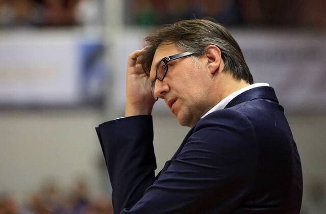 22.12.2015, xovx, Basketball BBL, Giessen 46ers - Mitteldeutscher BC, emspor vHeadcoach Silvano Poropat (Mitteldeutscher BC), Freisteller.