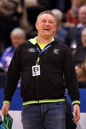 Handball DKB Handball Bundesliga 2015 2016 - HSV Handball vs. FA Göppingen Trainer Michael Biegler (Hamburg), Barclay Card Arena Hamburg