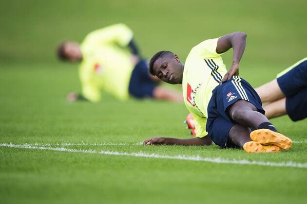 Pa Konate SWE Nationalmannschaft Trainingslager  Copyright: JOHANNAxLUNDBERG BB160103JL047