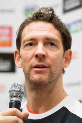 04.01.2016, Max Schmeling Halle, Berlin Volleyball, Olympiaqualifikation, Pressekonferenz Stephane Antiga (Trainer Coach POL)