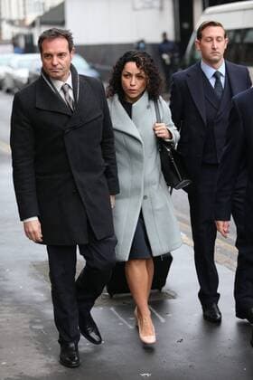 06 01 2016. Croydon, United Kingdom. Former Chelsea Football club team doctor Eva Carneiro arriving for a case management hearing before the start of her employment tribunal in Croydon, United Kingdom.  xStephenxLockx xixImagesx IIM-11662-0004