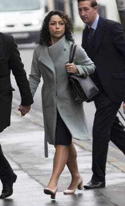 06 01 2016. Croydon, United Kingdom. Former Chelsea Football club team doctor Eva Carneiro arriving for a case management hearing before the start of her employment tribunal in Croydon, United Kingdom.  xStephenxLockx xixImagesx IIM-11662-0008