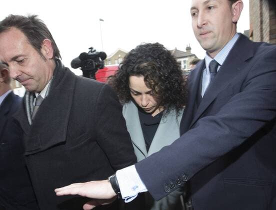 06 01 2016. Croydon, United Kingdom. Former Chelsea Football club team doctor Eva Carneiro leaving a case management hearing before the start of her employment tribunal in Croydon, United Kingdom.  xStephenxLockx xixImagesx IIM-11662-0016